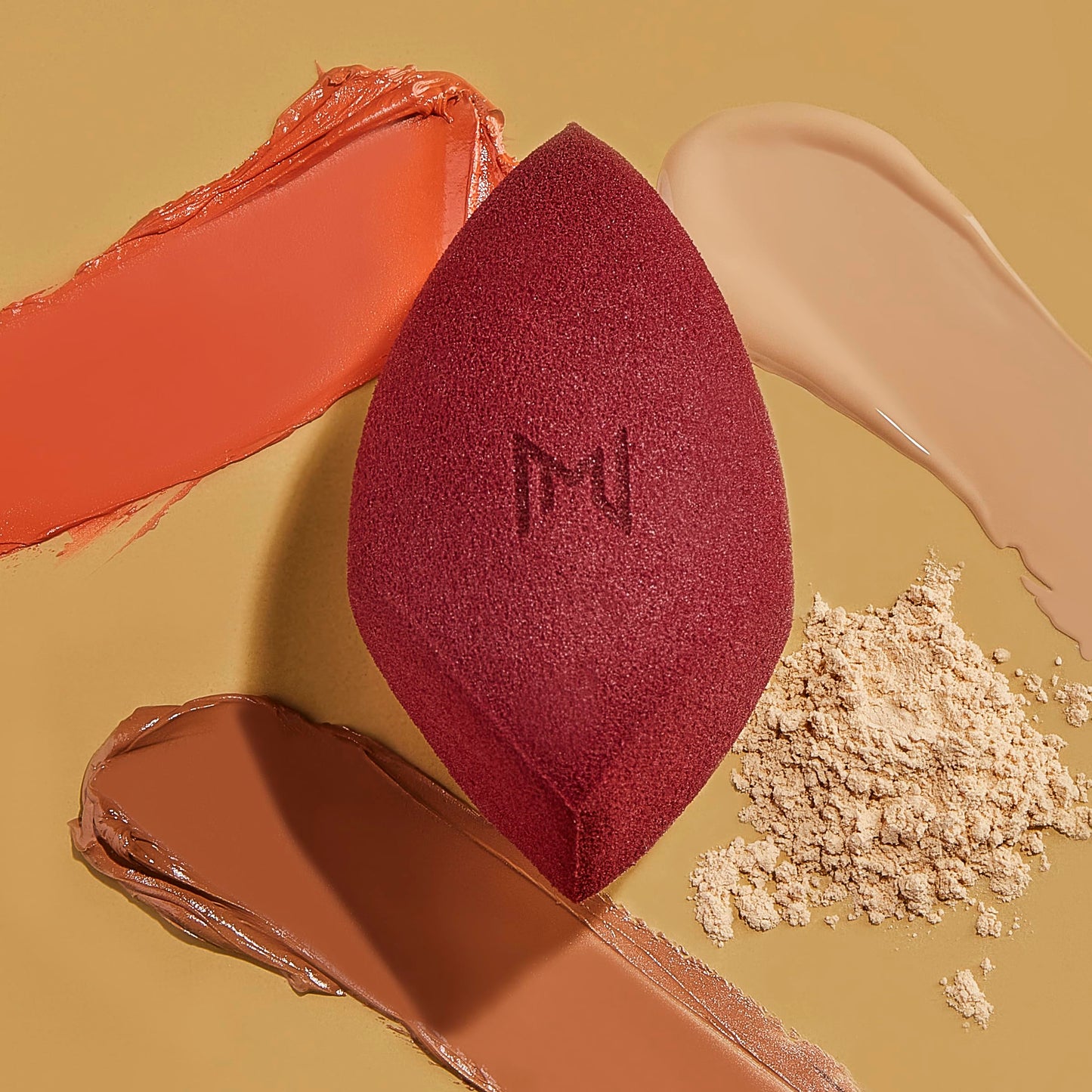 NATASHA MOOR Makeup Blender “Warrior” - Velvety Microfiber, Premium, Vegan, Latex-Free - Ideal for Flawless Makeup Application, Undereye Concealing, Contouring - Beauty Blender Sponge for Blending