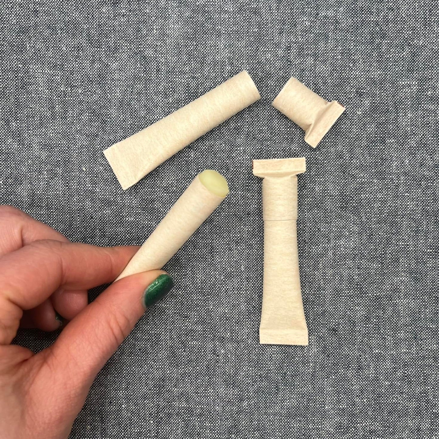 GreenWay 0.21oz/6g Squeeze-Up Eco Paper Lip Balm Tubes - 100% Compostable Empty Lip Gloss Tubes - Pack of 12 DIY Cosmetic Containers - BPA-free Post-Consumer Waste Paper with Oil-Resistant Lining