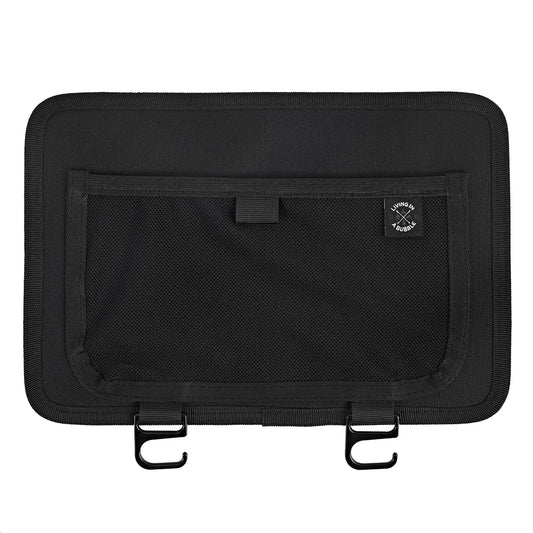 Living in a Bubble Wall Storage Organizer for Travel Trailer, Campervan, RV, and Motorhome - Durable Interior Wall-Mount Adhesive Storage Solution & Space Saver - Outback (Black)