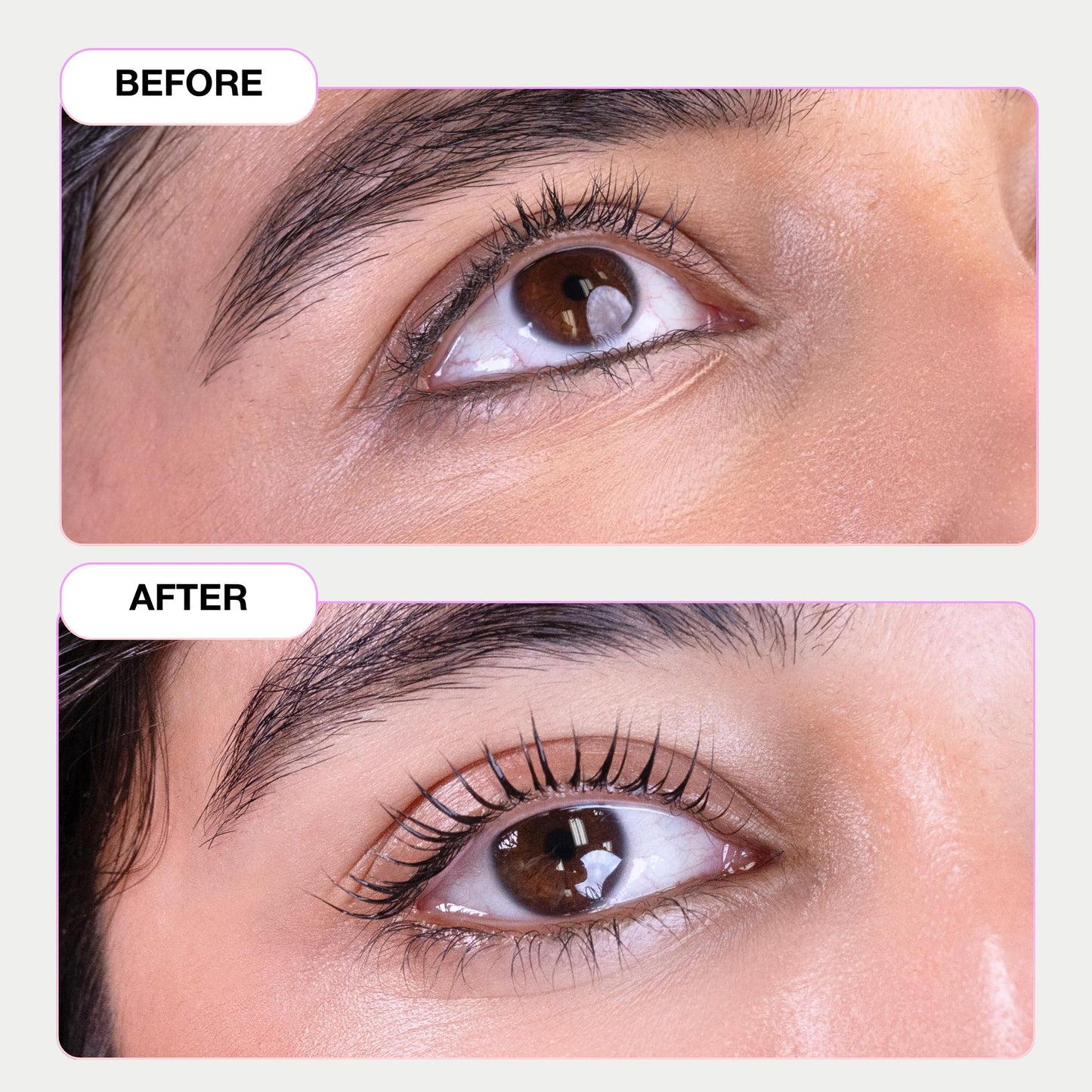 Curacoro Lash Lift Shields, 8 Pcs/4 Sizes Lash Lift Rods, Lash Lift Pads for Eyelash Curling and Lifting, Reusable Silicone Lash Rods For Eyelash Perm Lamination