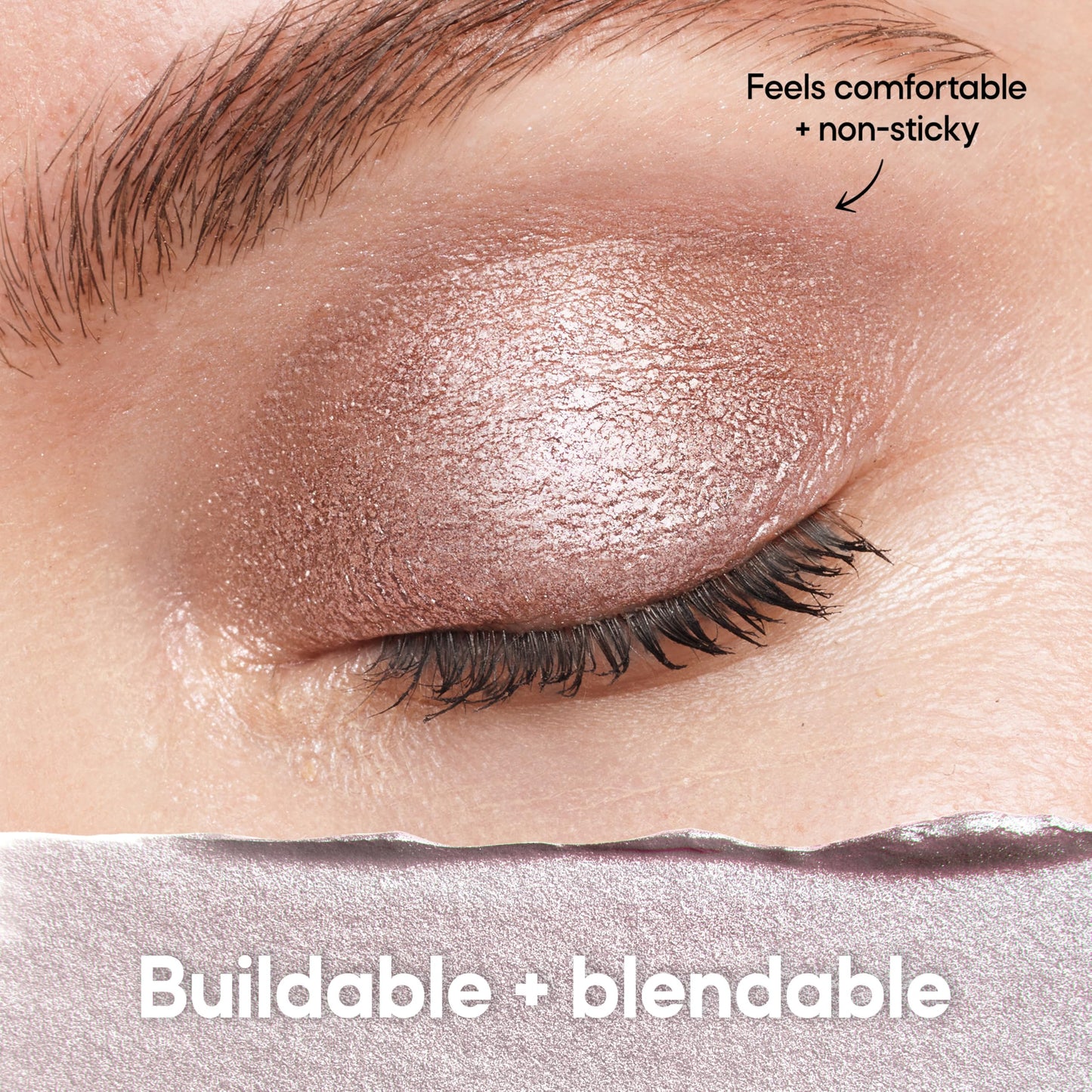 Almay Gleam Big ™ Liquid Shadow, Eye Shimmer, Hypoallergenic Eyeshadow, Vegan Eye Makeup, All-Day Wear, 200 Halo Dust