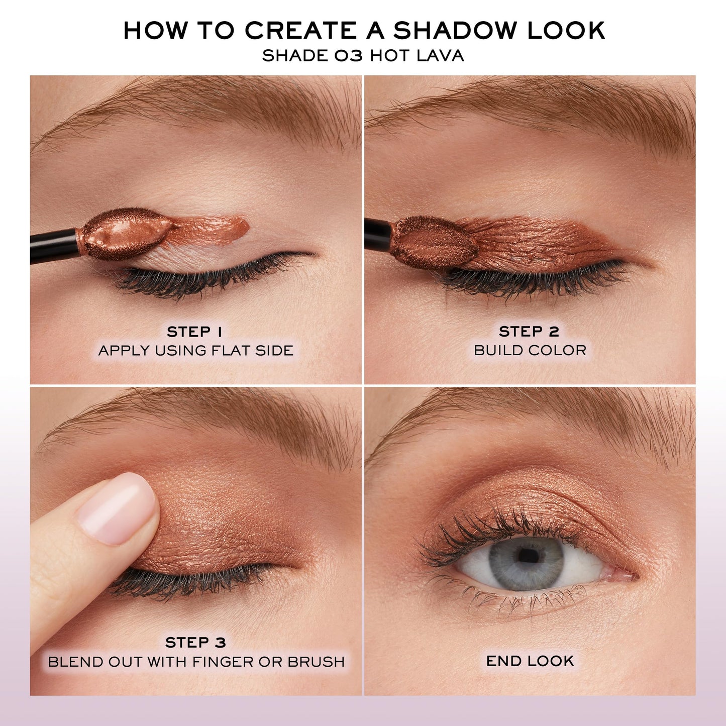 Lancôme Idôle Tint Long Wear Liquid Eyeshadow & Eyeliner - Multi-Use Eye Makeup in Shimmery & Matte Finishes - Buildable Color & Up to 16H of Wear - 09 Strawberry Latte: Irridescent Rose Gold