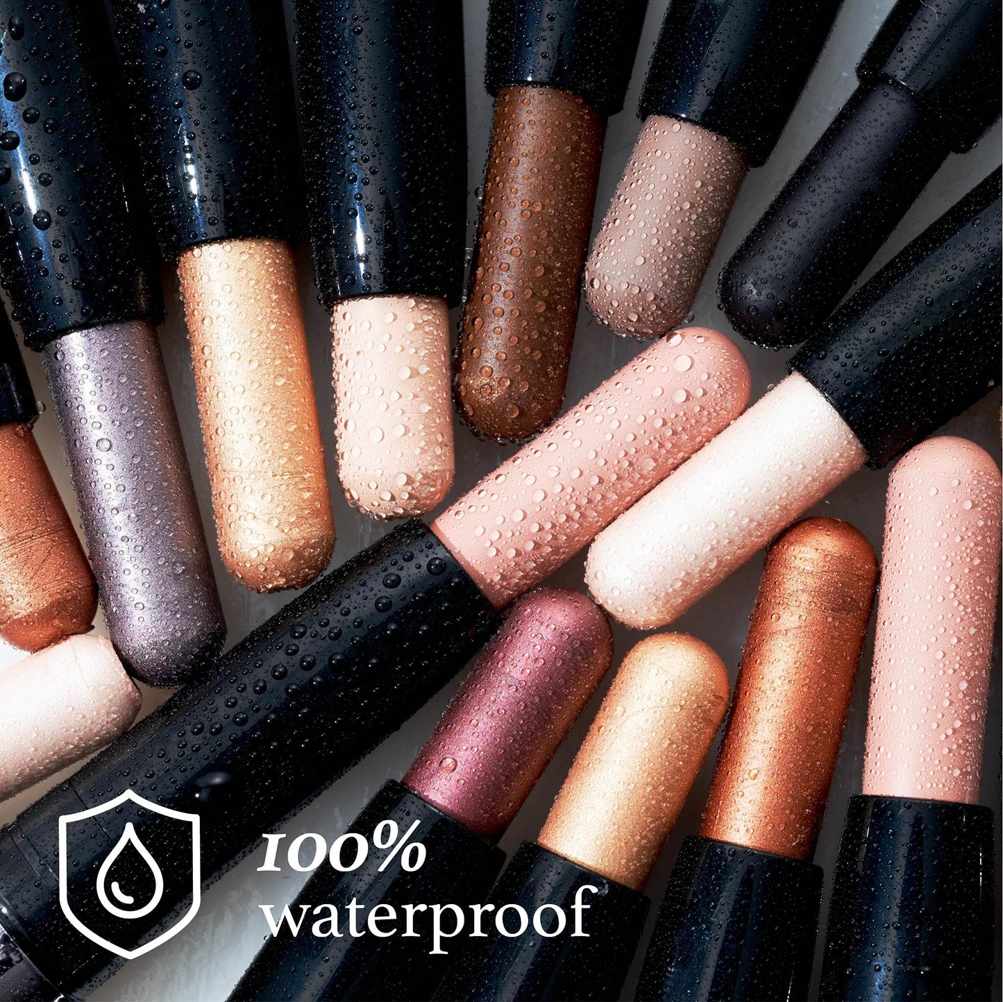 Julep Eyeshadow 101 Crème to Powder Waterproof Eyeshadow Stick Duo, Smoky Amethyst Shimmer & Putty Matte