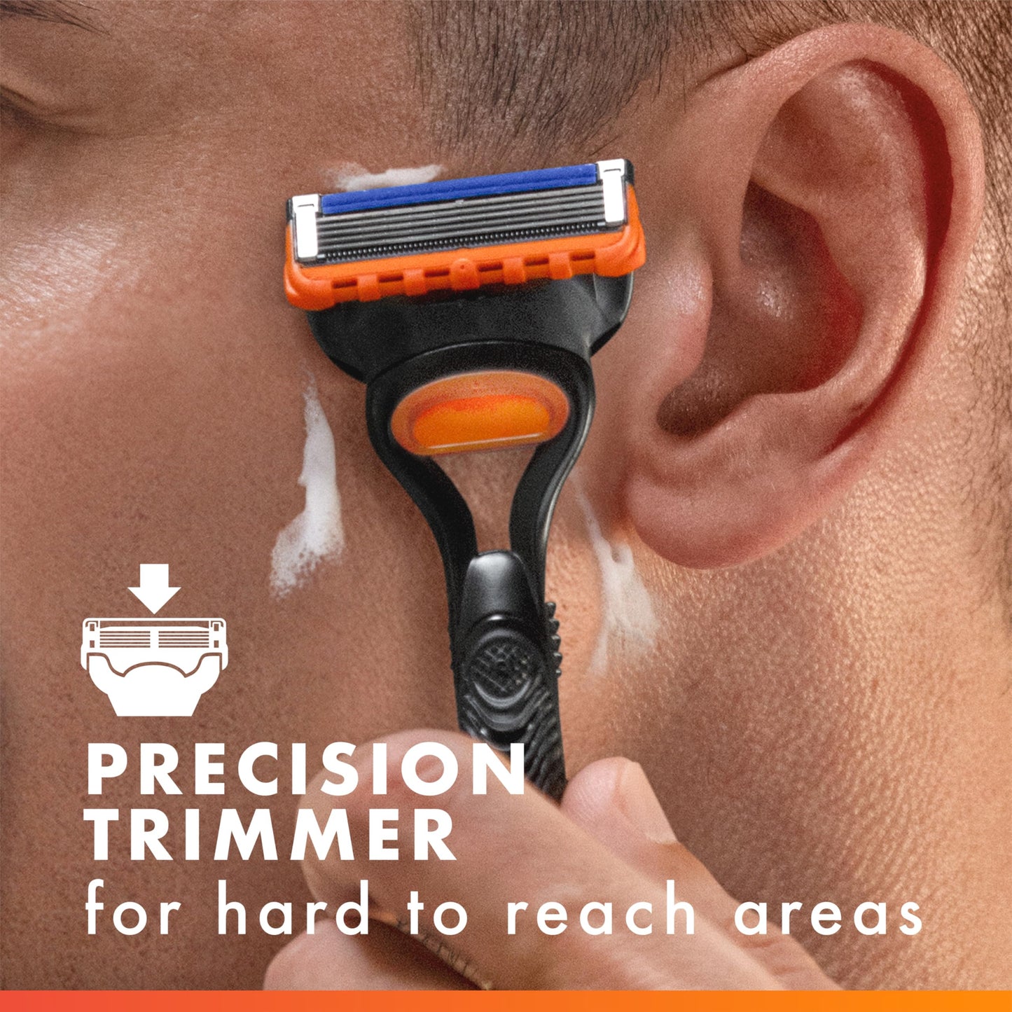 Gillette Fusion5 Razor for Men, 5-Blade, 1 Razor Handle, 3 Blade Refills